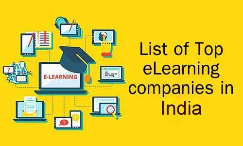 List of Top eLearning Content development companies in India